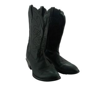 ARIAT Womens Heritage Black Leather Cowgirl Western Boots Size 7.5B Style 15770
